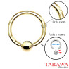 Piercing Nez Anneau en or - Piercing Tarawa
