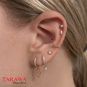 Composition piercing doré