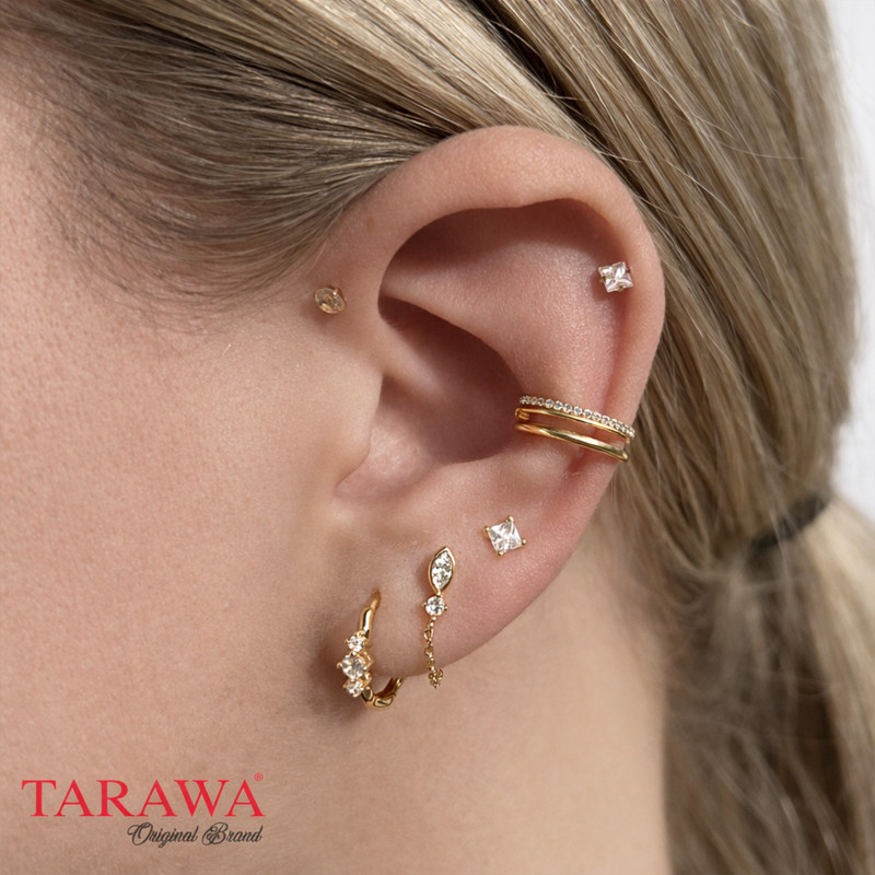 Composition doré strass