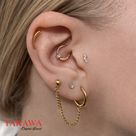 Composition doré oreille