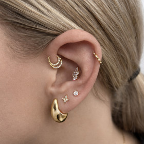 Composition doré strass