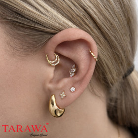 Composition doré strass