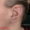 Piercing micro labret multi strass - Tarawa piercing