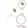 Piercing nez tige droite micro bille acrylique
