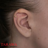 Piercing labret titane motif croix Doré - Tarawa.com