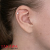 Piercing labret titane motif croix - Tarawa.com