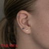 Piercing labret motif barre 2mm par 6mm de long