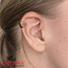 Piercing bague oreille bouclier couleur - Tarawa piercing