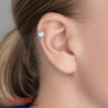 Piercing oreille skull avec strass