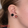 Piercing oreille faux plug fluo - Tarawa.com