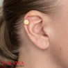 Piercing oreille jaune réactif au soleil - Tarawa piercing