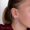 Double piercing d'Oreille tragus et cartilage - piercing Tarawa.com