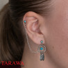 Double piercing d'Oreille tragus et cartilage - piercing Tarawa.com