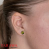 Faux écarteur zébrer noir et jaune  - Piercing Neverdie.com
