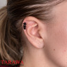 Piercing Tragus Triple étoiles noir - Piercing oreille - Tarawa