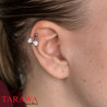 Piercing oreille pendentif noeud cristal - Tarawa.com