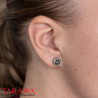Piercing oreille faux plug logo smiley acier - Piercing Tarawa