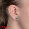 Faux piercing plug oreille logo pentagramme acier - Piercing Tarawa