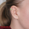 Piercing oreille papillon cristal   - Piercing Tarawa