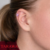 Piercing oreille papillon cristal   - Piercing Tarawa