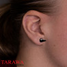 Faux écarteur pointe motif dragon - Tarawa piercing