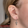 Boucles d'oreilles fée pendante