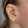 Boucles d'oreilles serpent CZ