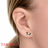 Boucles d’oreille tête de panda en plaqué or – Douceur et fantaisie - vendues à la paire