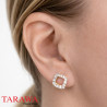 Boucles d'oreilles carré CZ