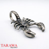 Pendentif scorpion acier - Tarawa bijoux