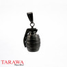 Pendentif Army grenade Noir - bijoux Tarawa.com