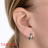 Boucle d'oreille anneau Or rose - Tarawa.com
