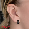 Boucle d'oreille anneau Or rose - Tarawa.com