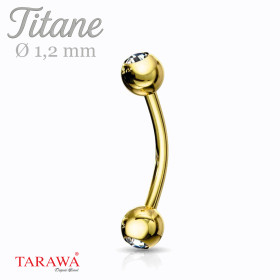 Piercing arcade en titane...