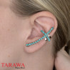 Boucle oreille croix cristal - Tarawa bijoux