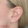 Mustache - Boucle d'oreille moustache - Tarawa.com