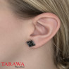 Boucle d'oreille carré Sons of Anarchy - Tarawa bijoux