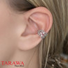 Bague d'oreille fantaisie style papillon CZ