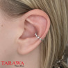 Bague d'oreille 9CZ en fantaisie