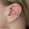 Bague d'oreille couronne en fantaisie