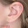 Faux piercing aimanté logo dés - Tarawa faux piercing