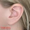 Faux piercing magnétique As de coeur - Tarawa faux piercing