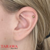 Faux piercing magnétique couleur Or - Faux piercing tarawa