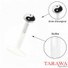 Piercing labret bioflex logo ying et yang