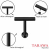 Piercing labret motif barre 2mm par 9mm de long