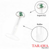 Piercing labret bioflex logo dollar US - Tarawa.com