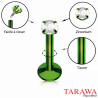 Piercing labret Anodisé titane vert - Tarawa piercing