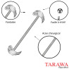 Piercing industriel ailettes en acier