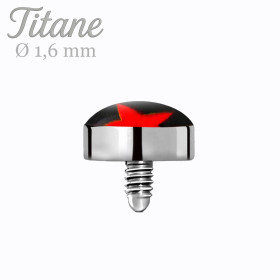 Microdermal titane étoile...