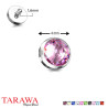 Microdermal disque cristal rond 4mm